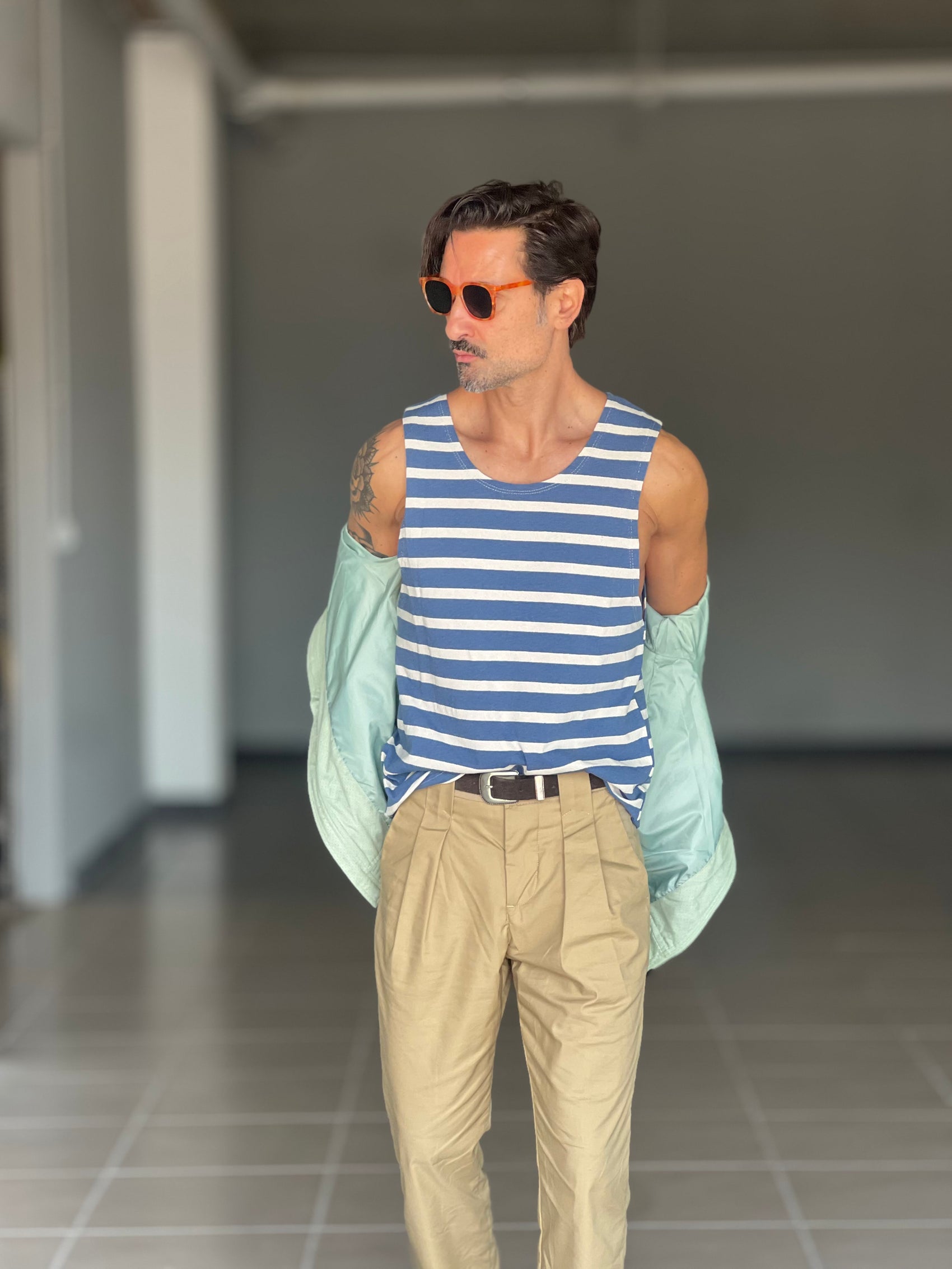 BOAT NECK T SHIRT