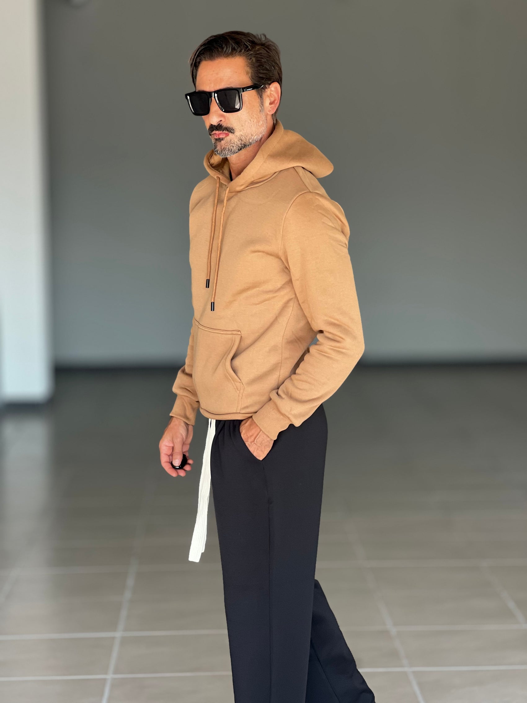 FELPA CARAMELLO CAPPUCCIO