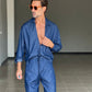 °COORDINATO DENIM OVER FIT LAVAGGIO MEDIO