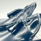 DOUBLE BUCKLE BLACK SUEDE LOAFERS