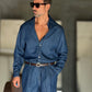 CAMICIONE  DENIM LAVAGGIO MEDIO PESANTE