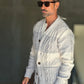 WHITE VISCOSE TROUSERS WITH REGULAR BOTTOM