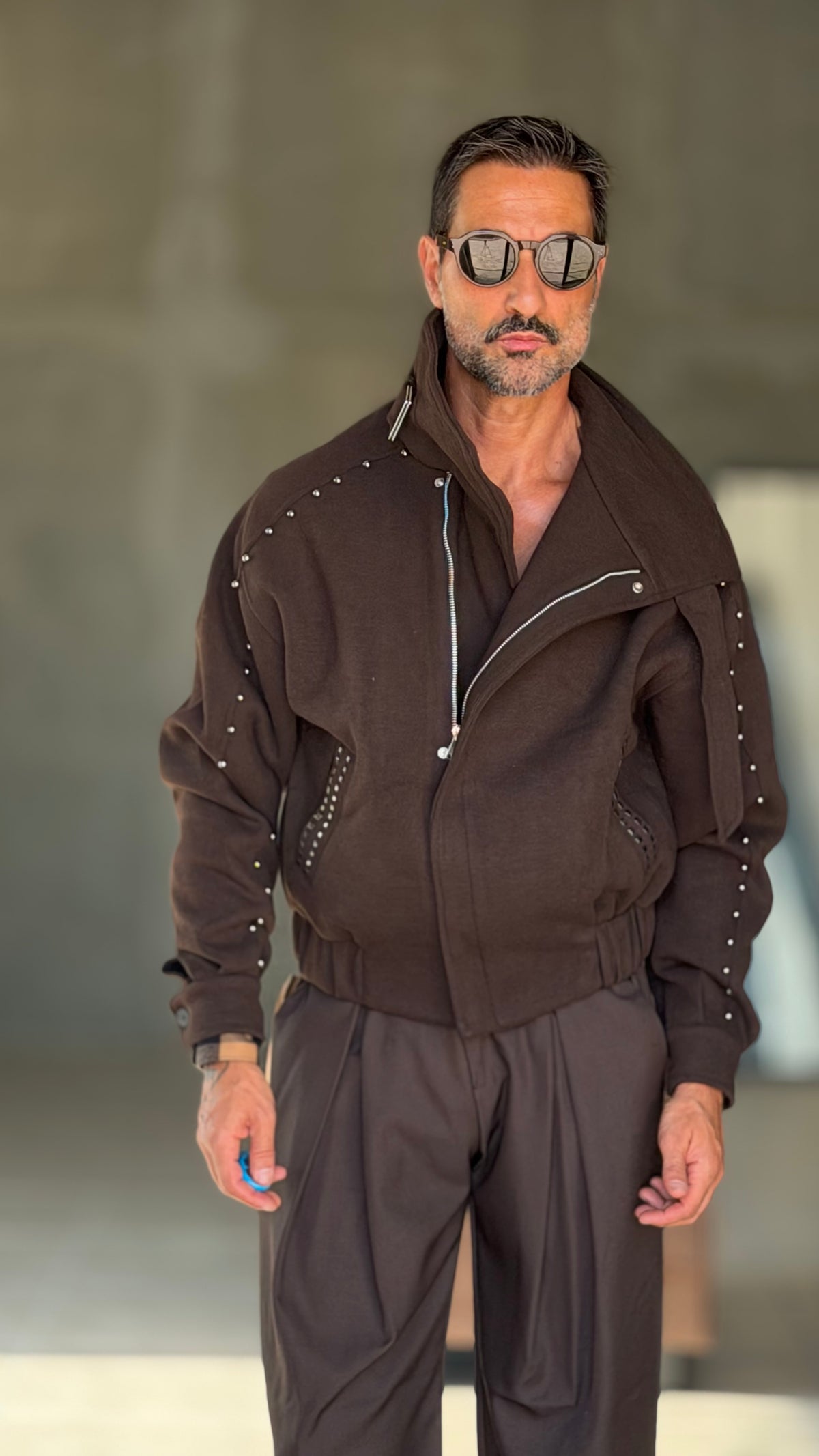 ECORENNA ECRU' BOMBER JACKET