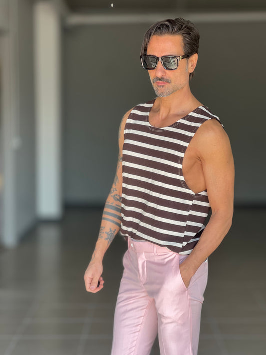 CANOTTA MORO  RIGA PANNA  COTONE