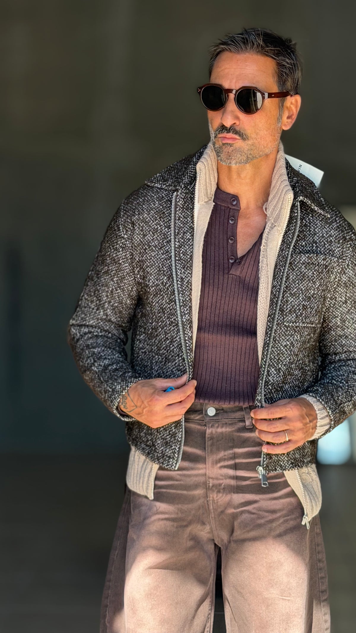 ECORENNA ECRU' BOMBER JACKET