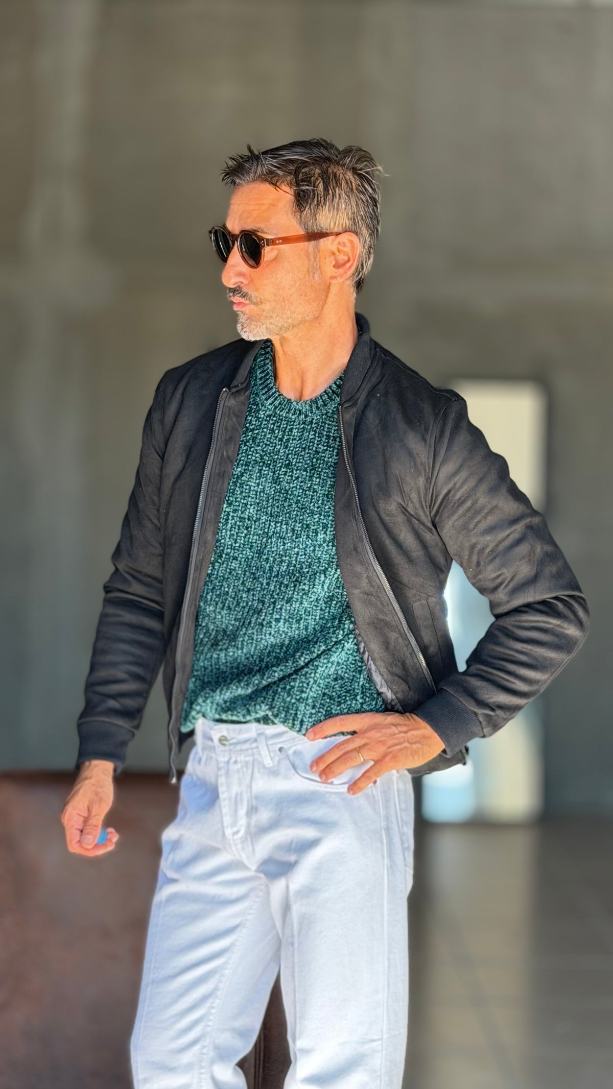 ECORENNA ECRU' BOMBER JACKET