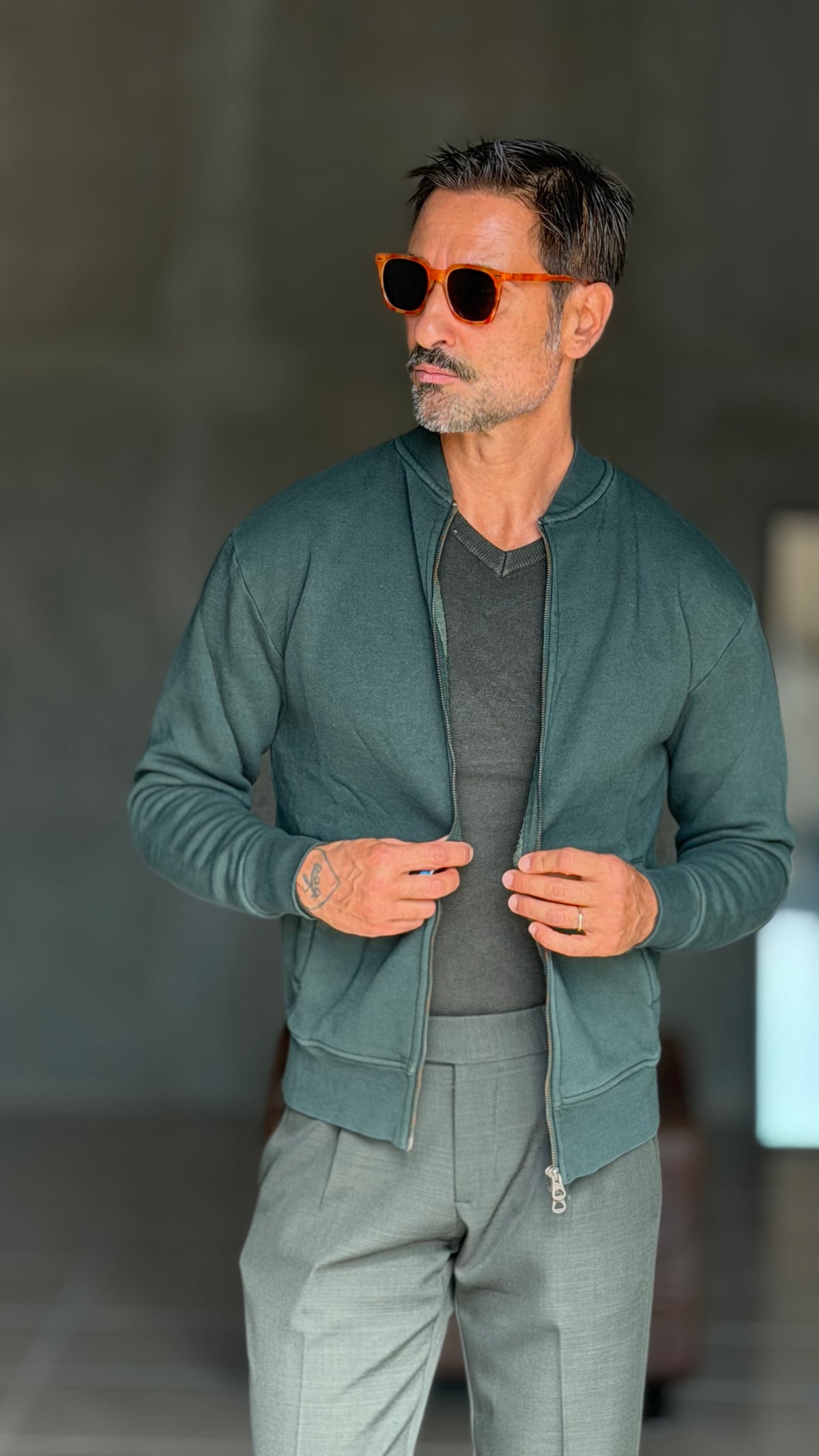 ECORENNA ECRU' BOMBER JACKET