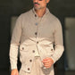 WHITE VISCOSE TROUSERS WITH REGULAR BOTTOM