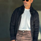 WHITE VISCOSE TROUSERS WITH REGULAR BOTTOM