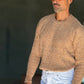 WHITE VISCOSE TROUSERS WITH REGULAR BOTTOM