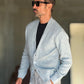 CARDIGAN GRIGIO   MAGLIA INGLESE