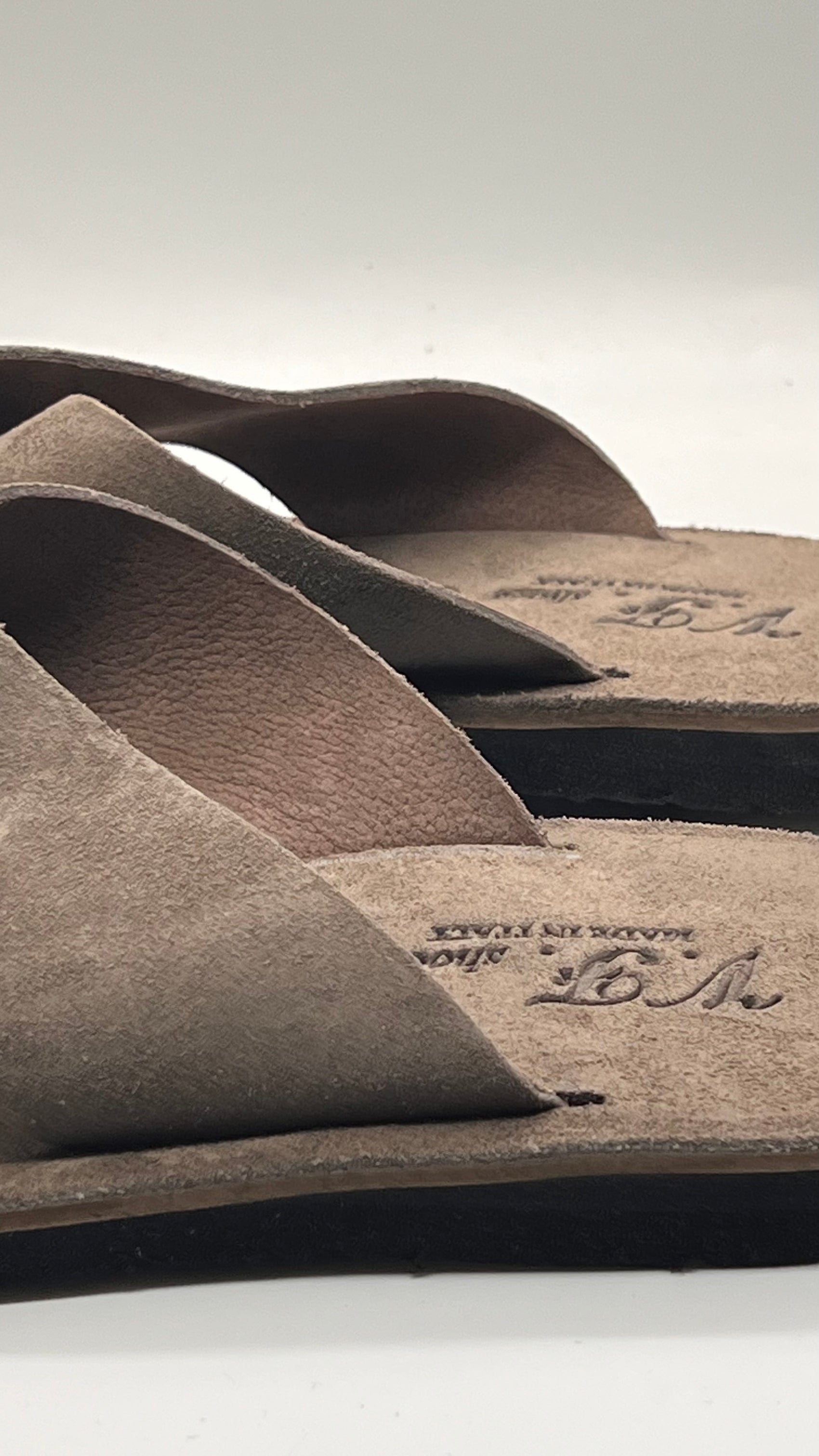 DOUBLE BUCKLE BLACK SUEDE LOAFERS