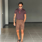 BERMUDA MORO PINCES COTONE 553