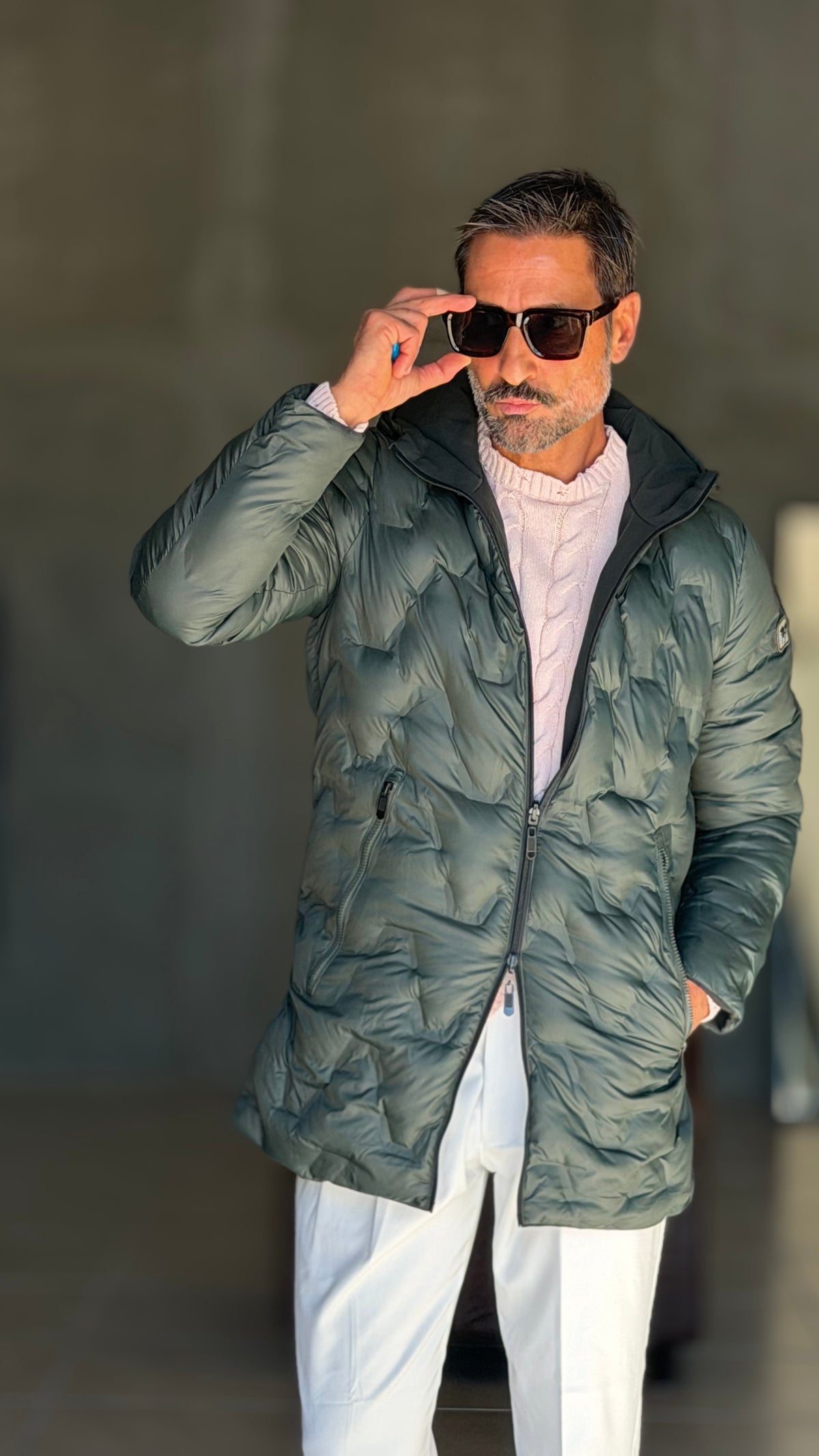 ECORENNA ECRU' BOMBER JACKET