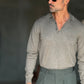 WHITE VISCOSE TROUSERS WITH REGULAR BOTTOM