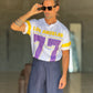 MAGLIA  GIALLA CROP MOD FOOTBALL