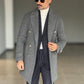 *CAPPOTTO  GRIGIO   DOPPIOPETTO  DOPPIATO LANA E MISTI BOTTONE METALLO
