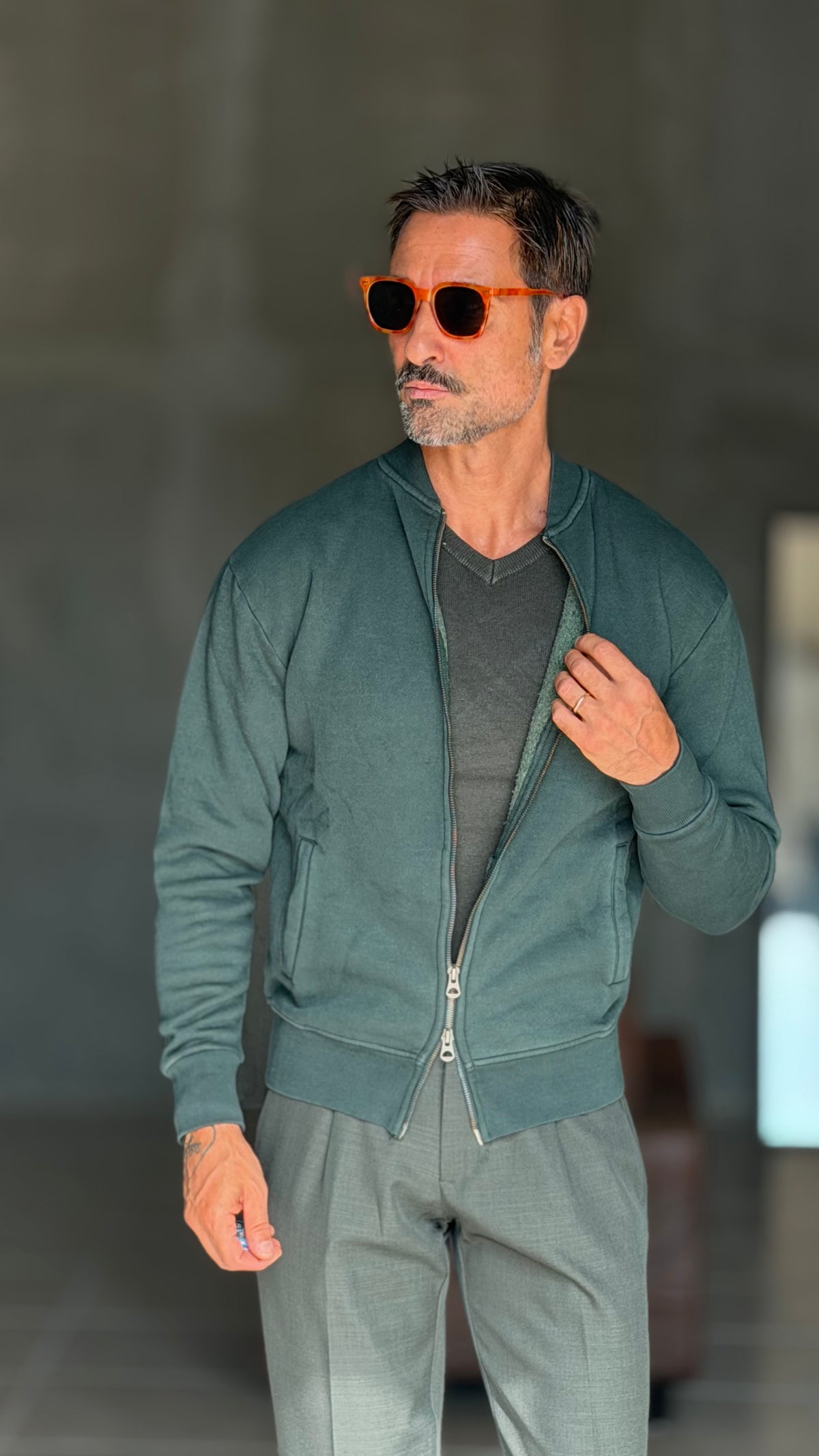 ECORENNA ECRU' BOMBER JACKET
