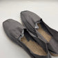 DOUBLE BUCKLE BLACK SUEDE LOAFERS