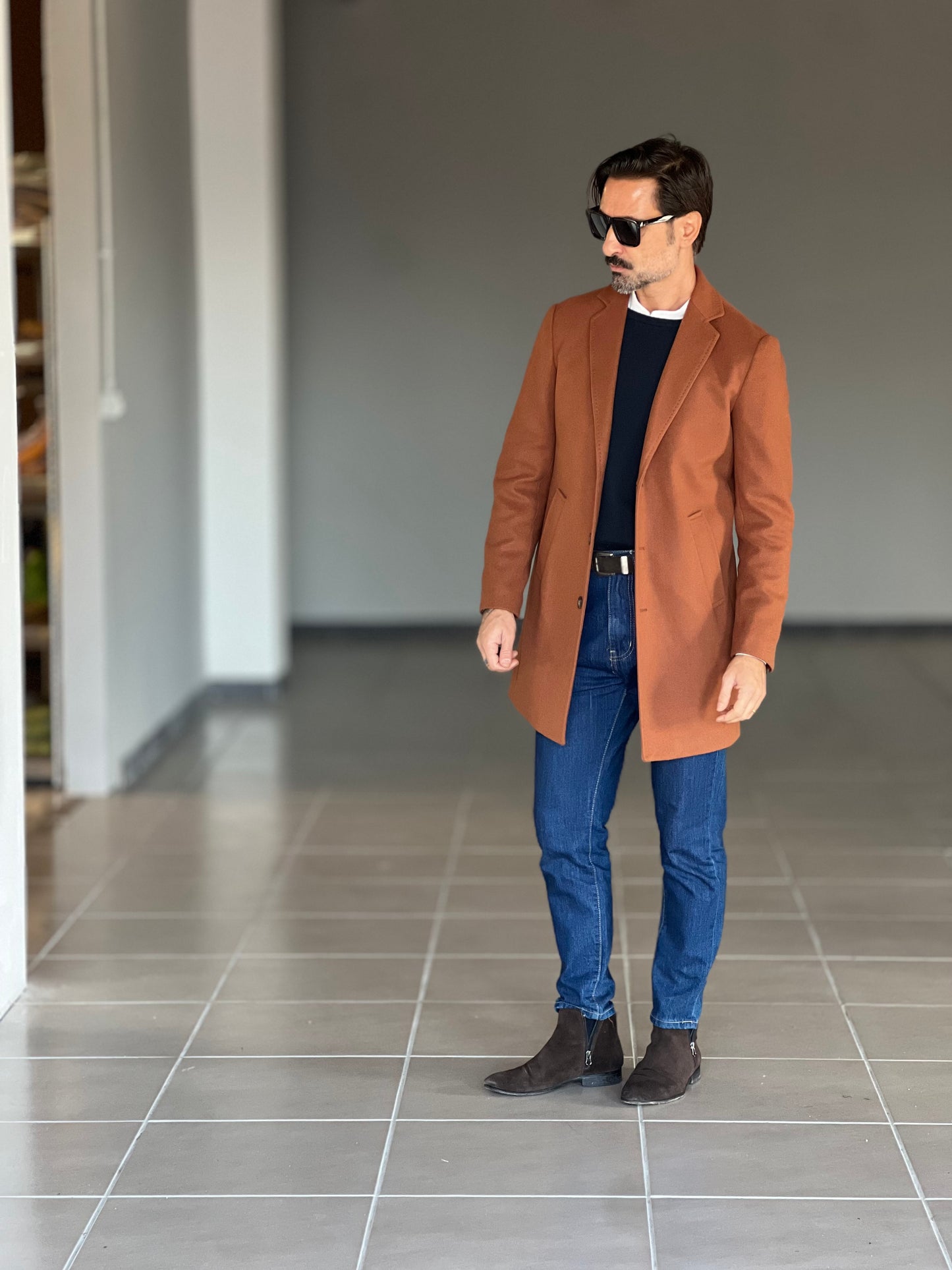 CAPPOTTO  CARAMELLO MODELLO BARONETTO