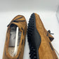 DOUBLE BUCKLE BLACK SUEDE LOAFERS