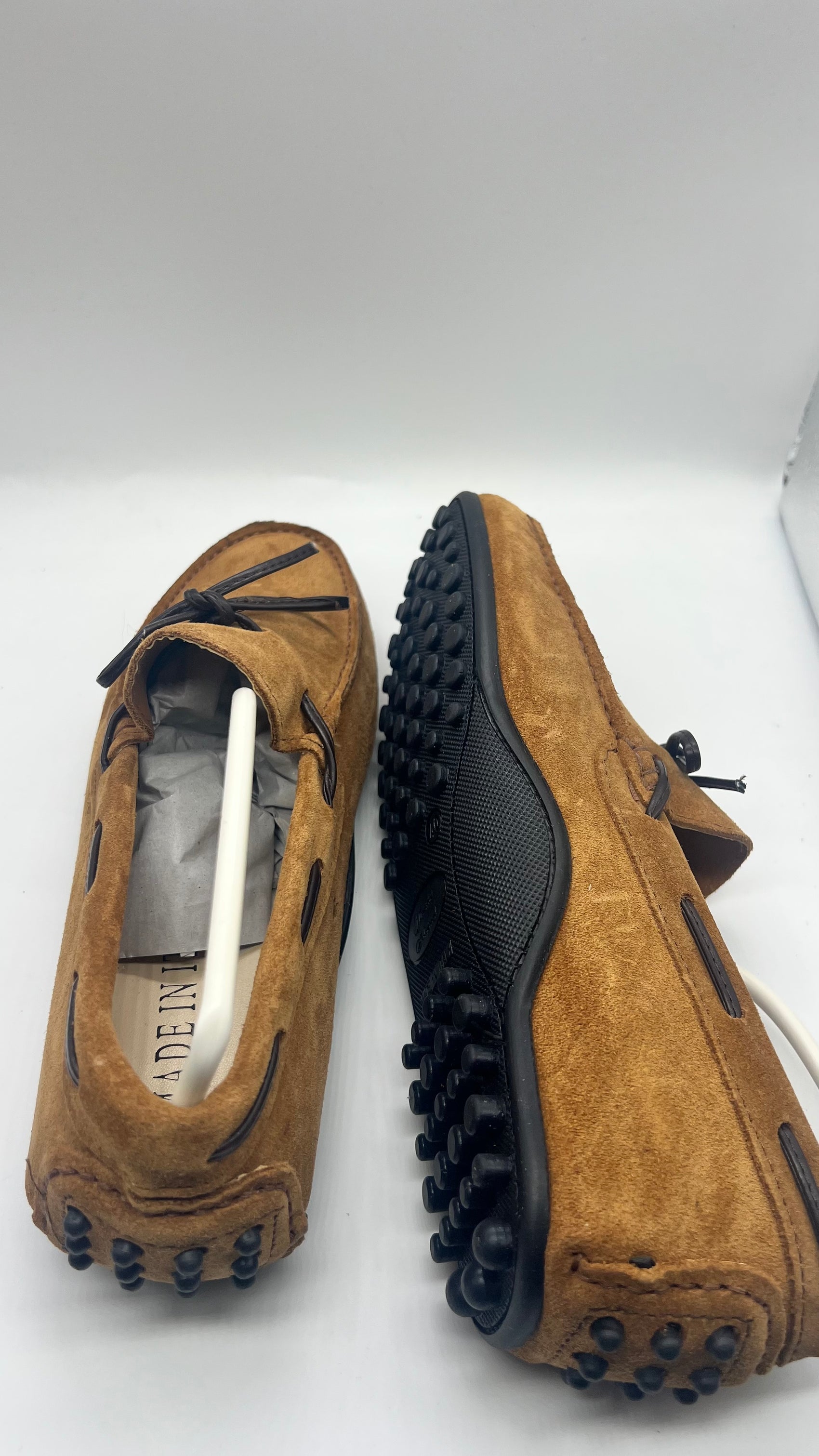 DOUBLE BUCKLE BLACK SUEDE LOAFERS