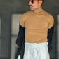 WHITE VISCOSE TROUSERS WITH REGULAR BOTTOM