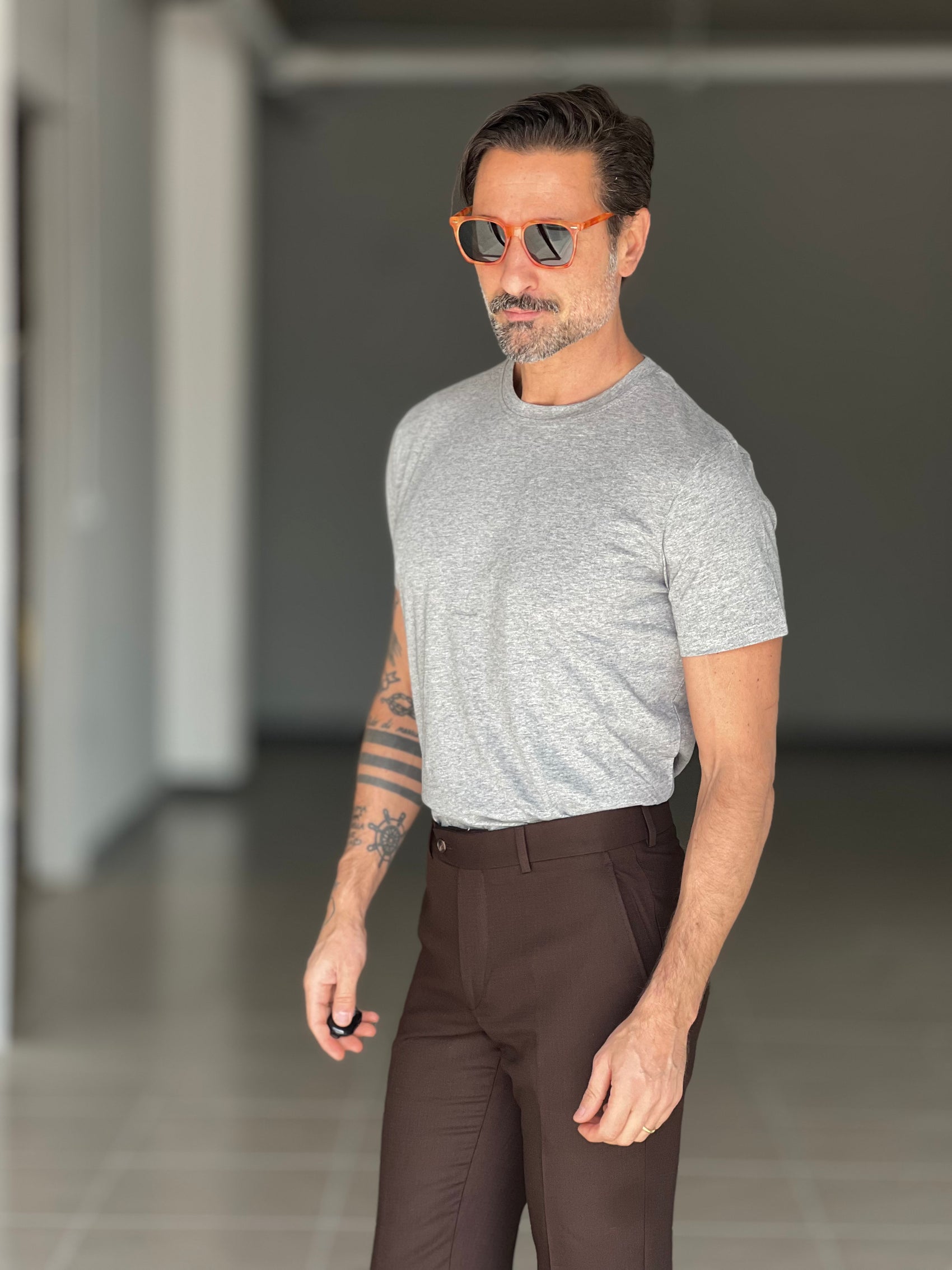 BOAT NECK T SHIRT