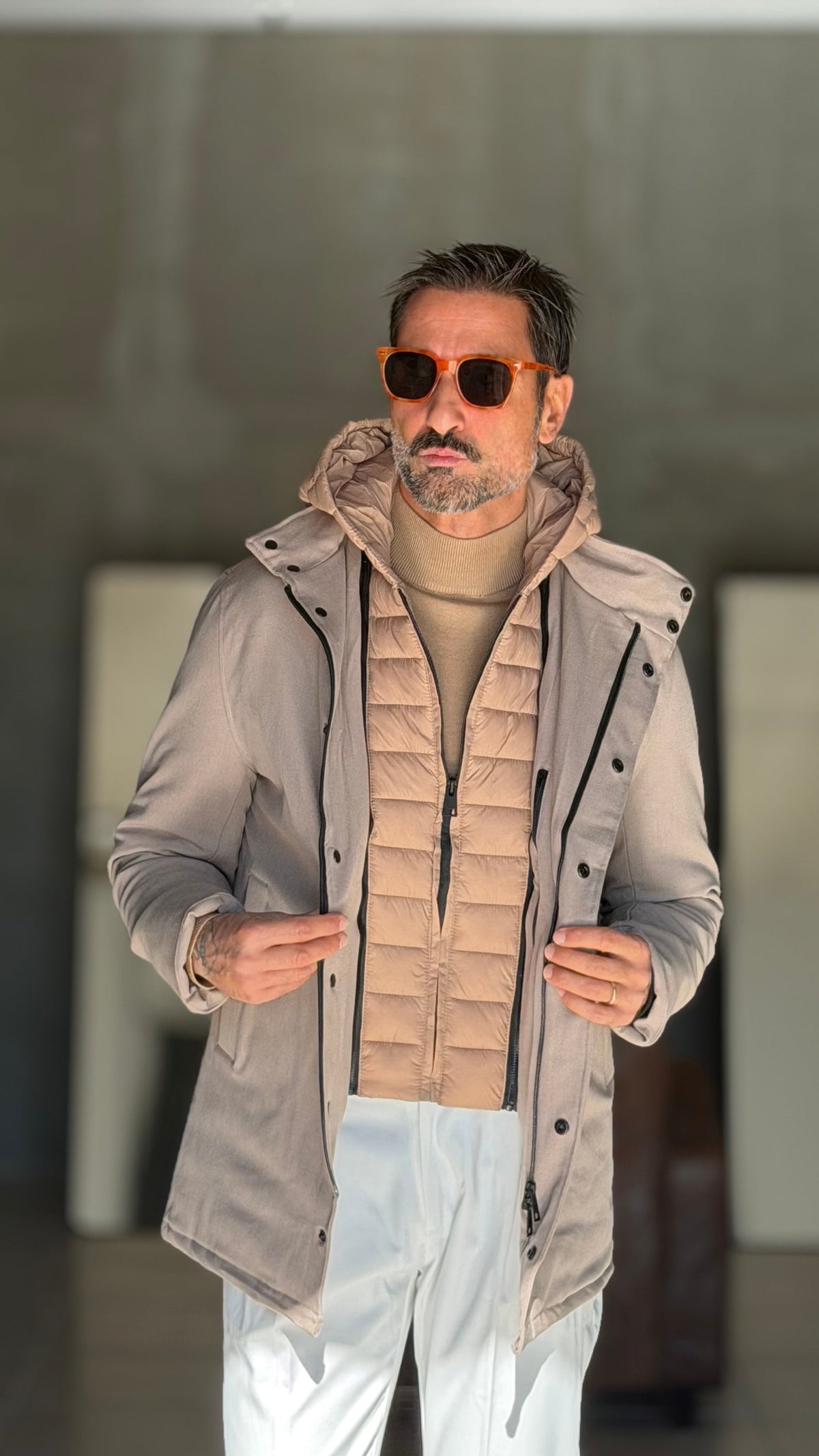ECORENNA ECRU' BOMBER JACKET