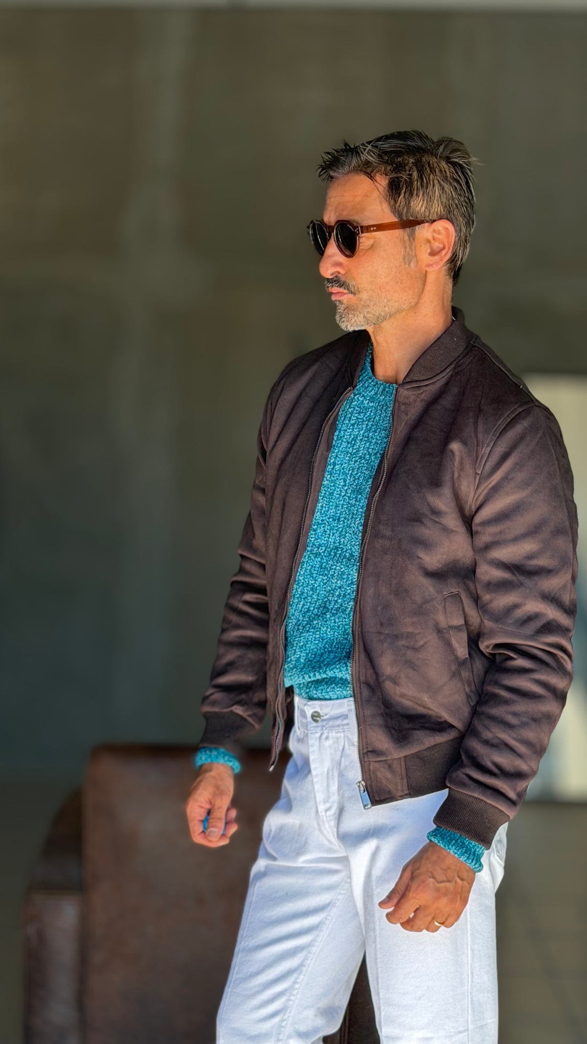 ECORENNA ECRU' BOMBER JACKET