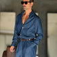 CAMICIONE  DENIM LAVAGGIO MEDIO PESANTE