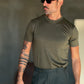 NEW T SHIRT VERDE   EFFETTO FILO DI SCOZIA