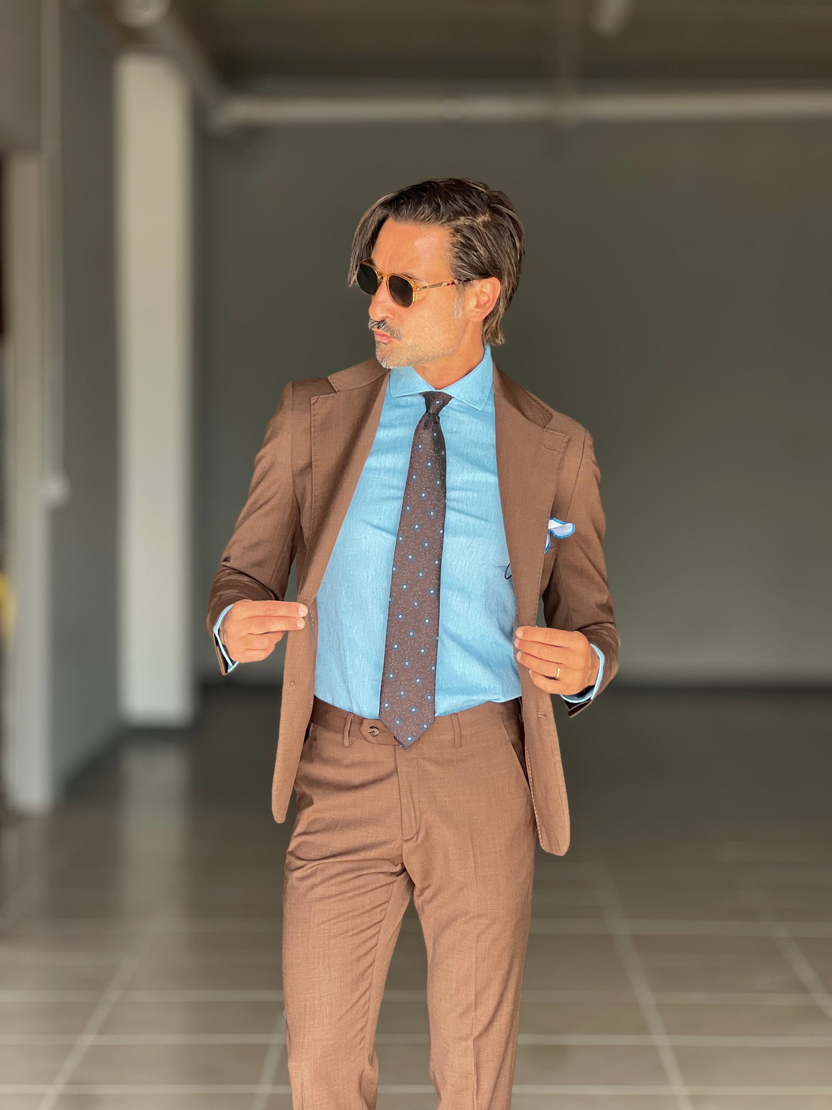 ABITO  MORO MONOPETTO LANA ESTIVA E MISTI REVER GRANDE 00303