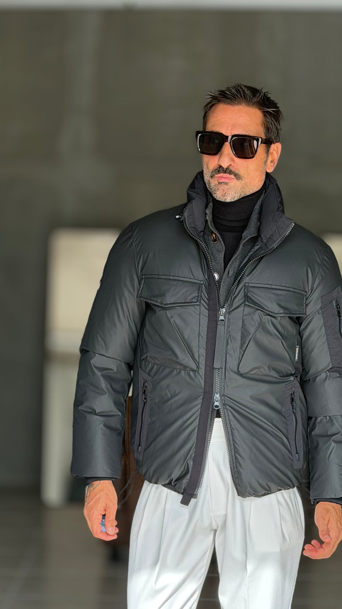 ECORENNA ECRU' BOMBER JACKET