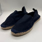 DOUBLE BUCKLE BLACK SUEDE LOAFERS