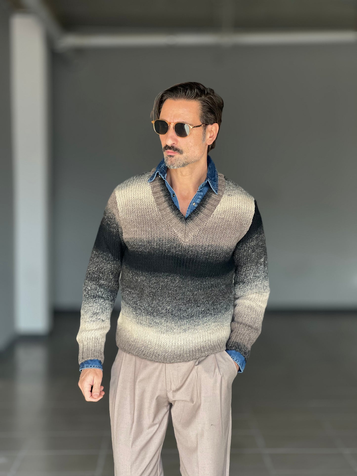 CAMICIA  DENIM LAVAGGIO MEDIO  TEXANA