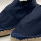 DOUBLE BUCKLE BLACK SUEDE LOAFERS