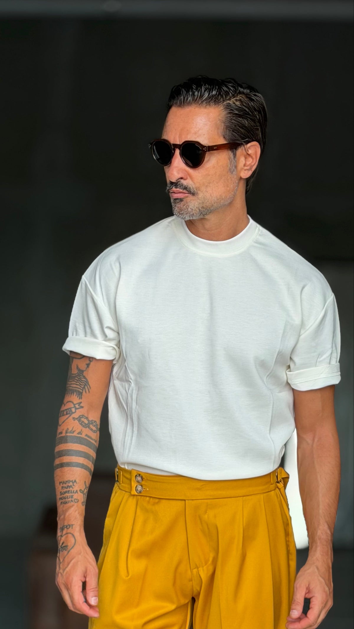 T SHIRT BIANCA  OVER FIT