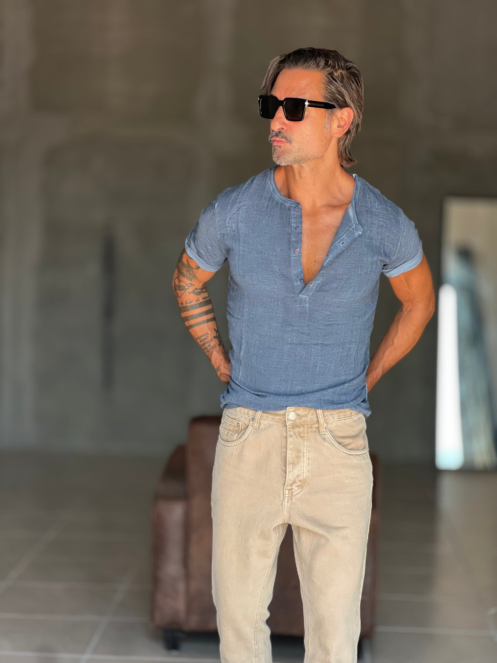GIOSTRA VISCOSE SHIRT