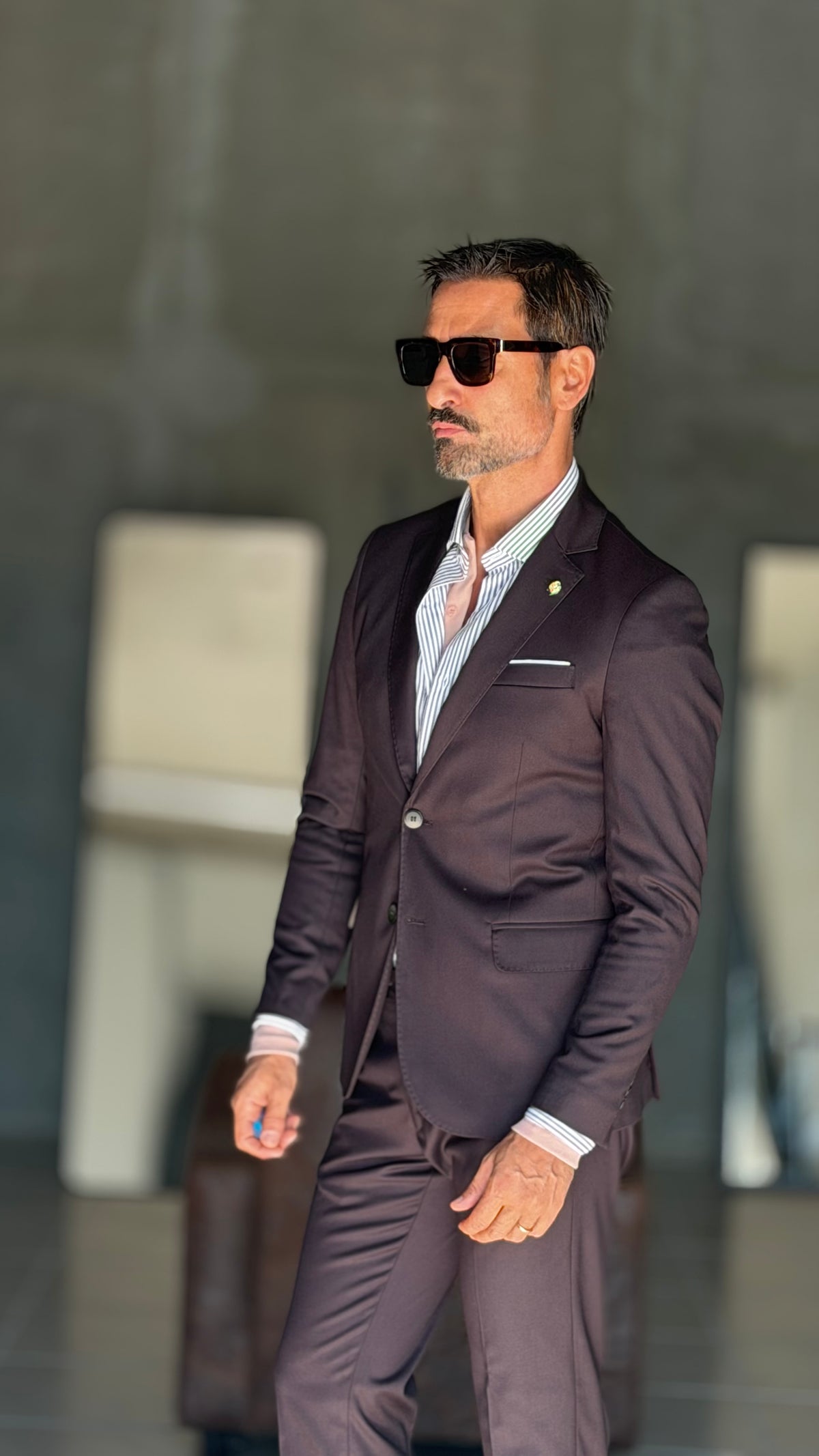 ABITO MORO  MONOPETTO VISCOSA E MISTI 344