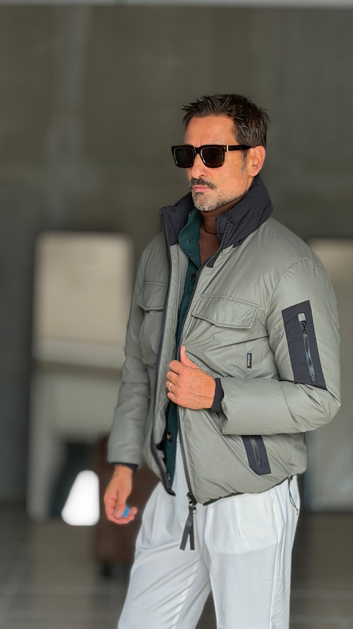 ECORENNA ECRU' BOMBER JACKET