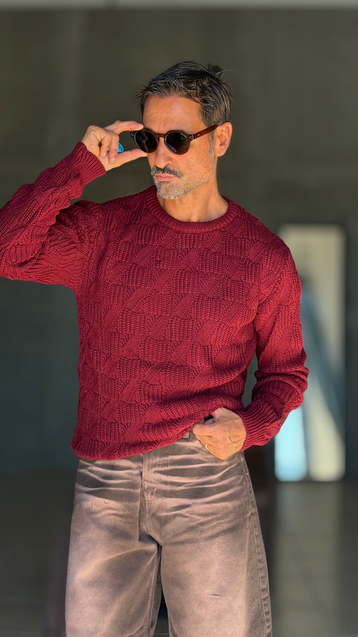 WHITE VISCOSE TROUSERS WITH REGULAR BOTTOM