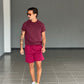 BERMUDA PRUGNA  COMFORT FIT