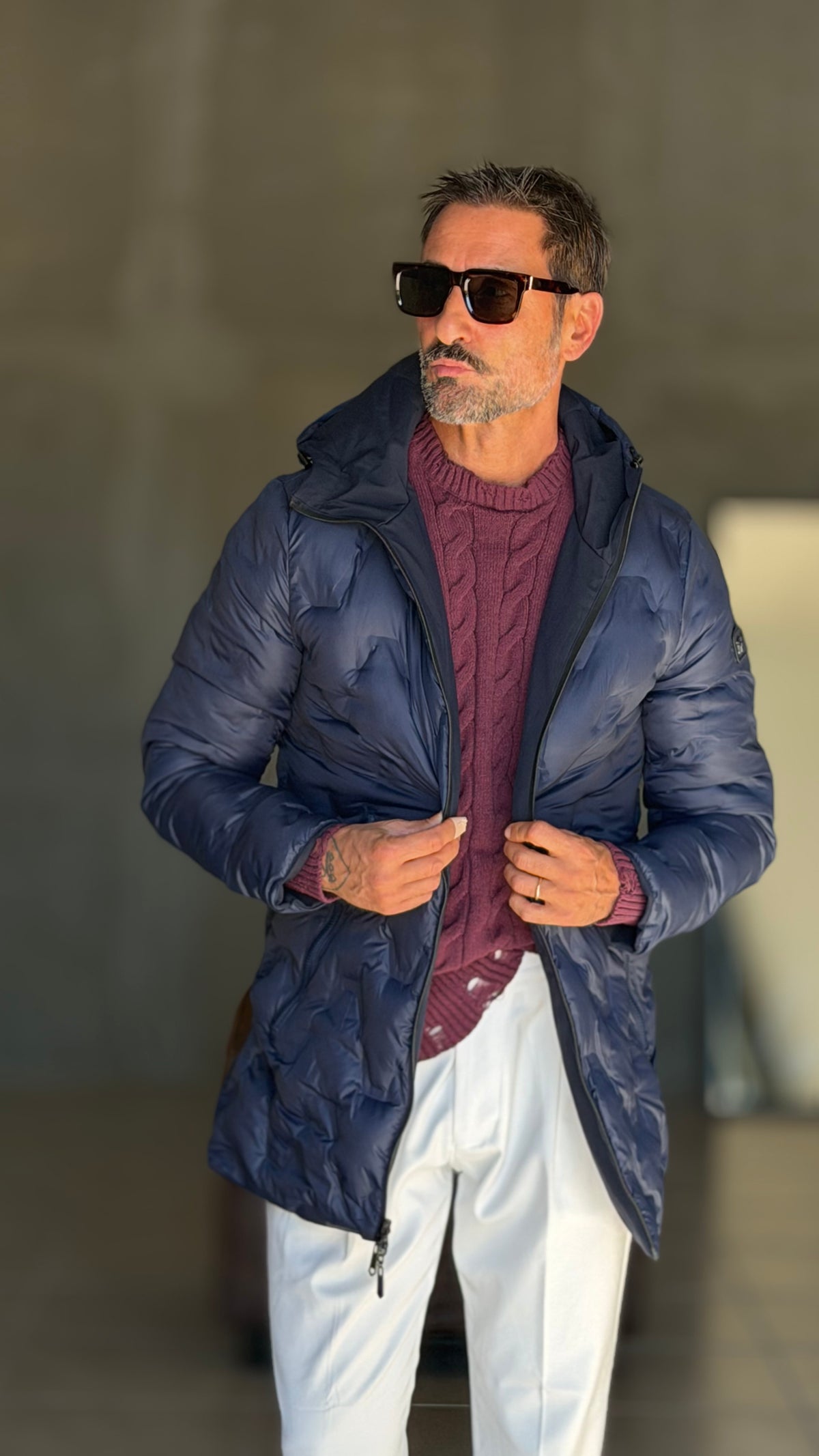 ECORENNA ECRU' BOMBER JACKET