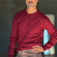 WHITE VISCOSE TROUSERS WITH REGULAR BOTTOM