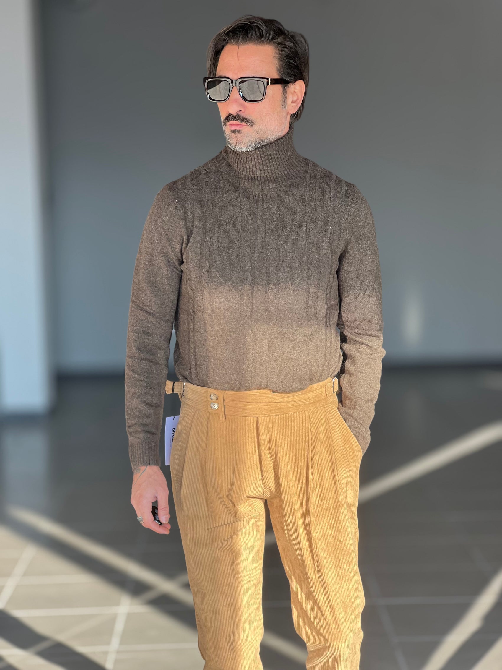 COLLO ALTO TRECCIA MORO VISCOSA TELAMIRA