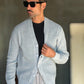 CARDIGAN GRIGIO   MAGLIA INGLESE