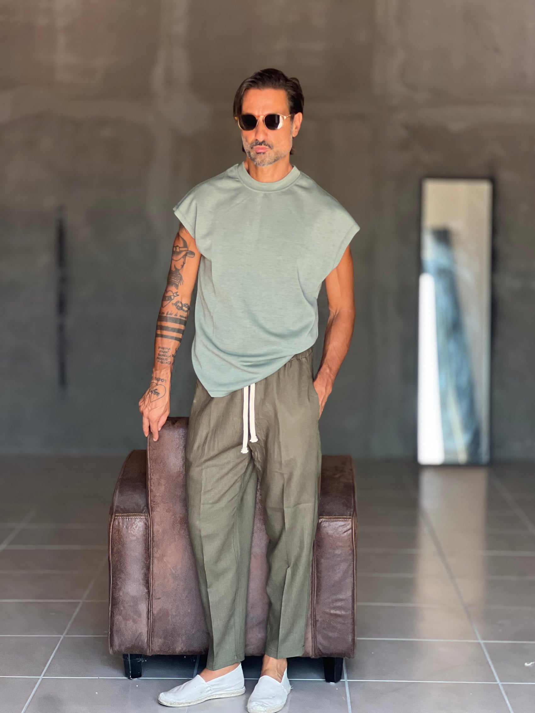 BOAT NECK T SHIRT
