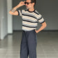 WHITE VISCOSE TROUSERS WITH REGULAR BOTTOM