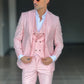 ABITO ROSA   MONOPETTO  3 PEZZI GILET
